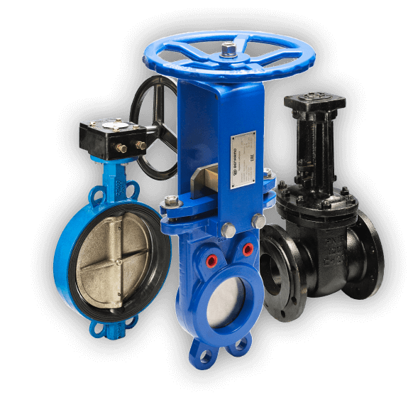 Задвижки, затворы, вентили