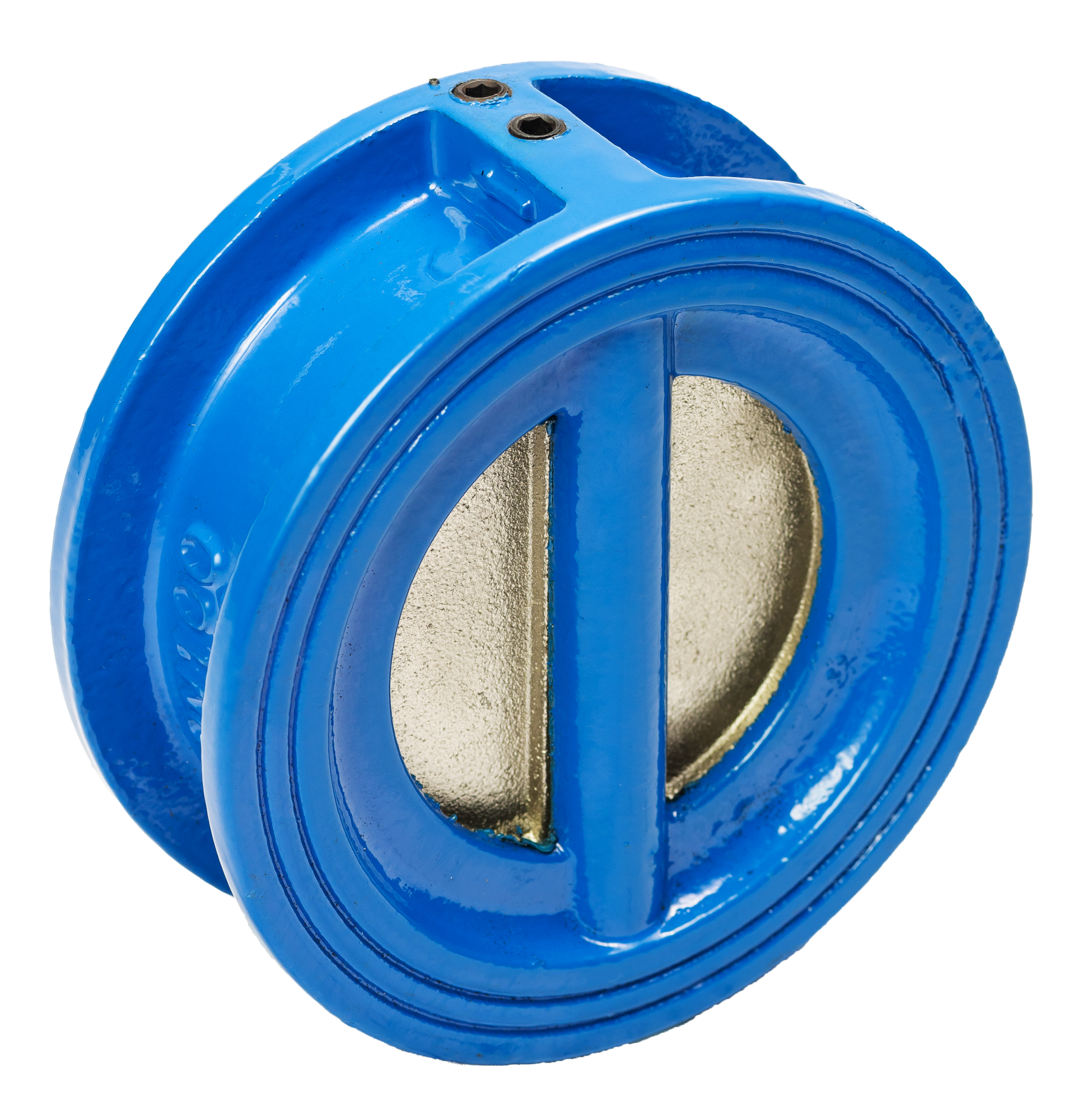 клапан обратный двустворчатый диск чугун фото