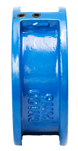 клапан обратный двустворчатый диск чугун фото