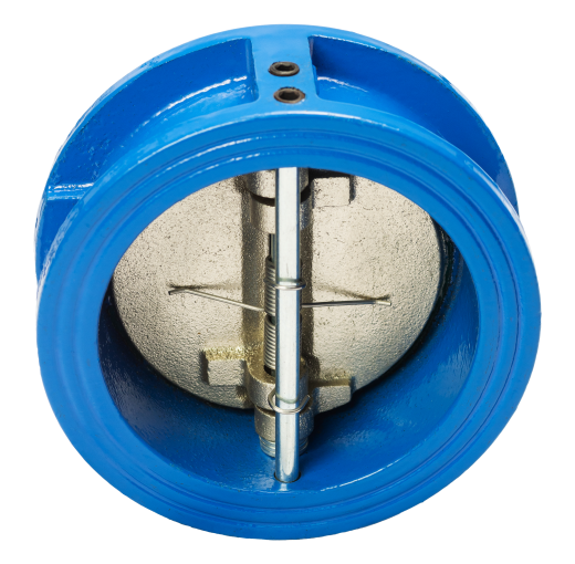 клапан обратный двустворчатый диск чугун фото